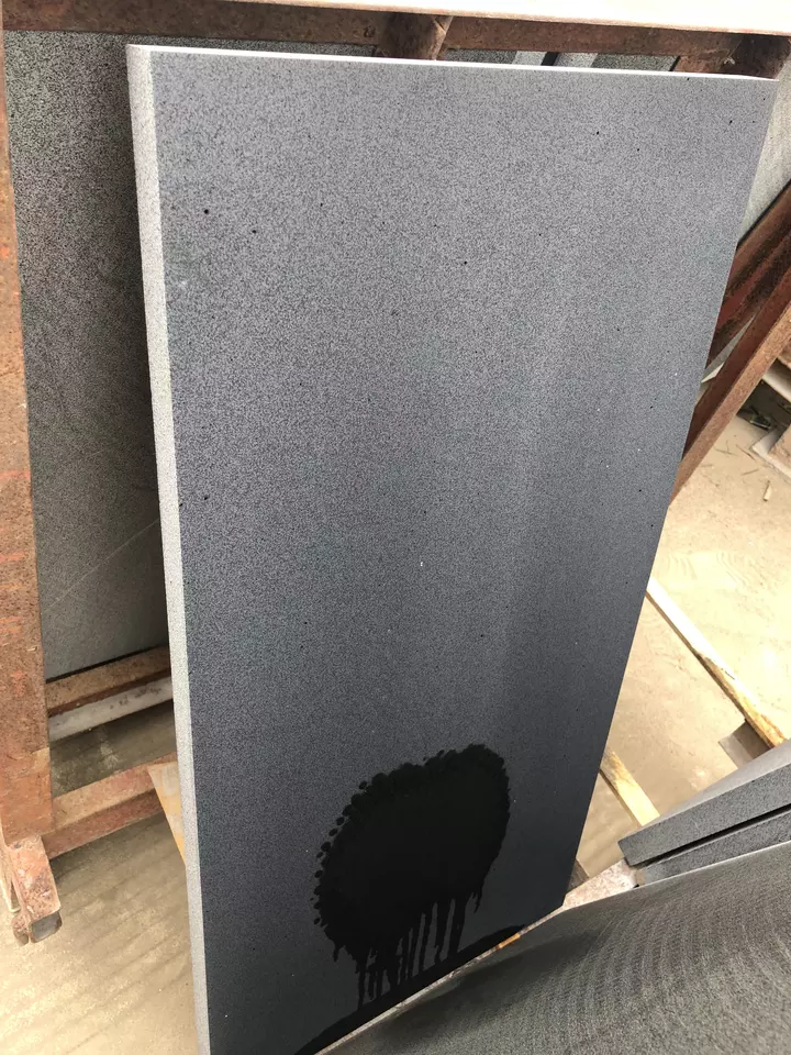 Lava Stone Brushed Tiles